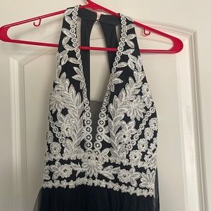 Black and White Prom dress